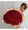 Красные розы «101 поцелуй»