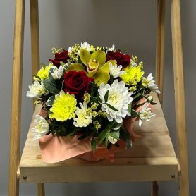 Теплый привет от интернет-магазина «Цветы для души» в Новосибирске