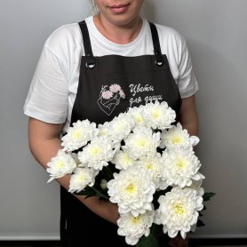 Кустовые хризантемы «К тебе нежно» от интернет-магазина «Цветы для души» в Новосибирске