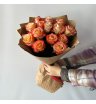 Букет 15 роз «Кабарет»