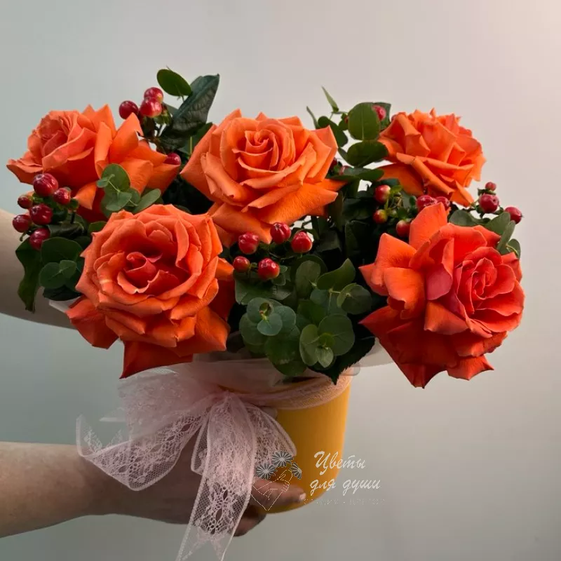 Композиция в коробке «Нина»