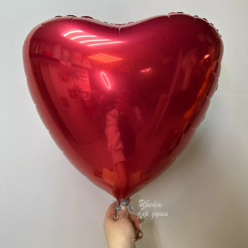 Шарик фольгированный «Сердце красное»