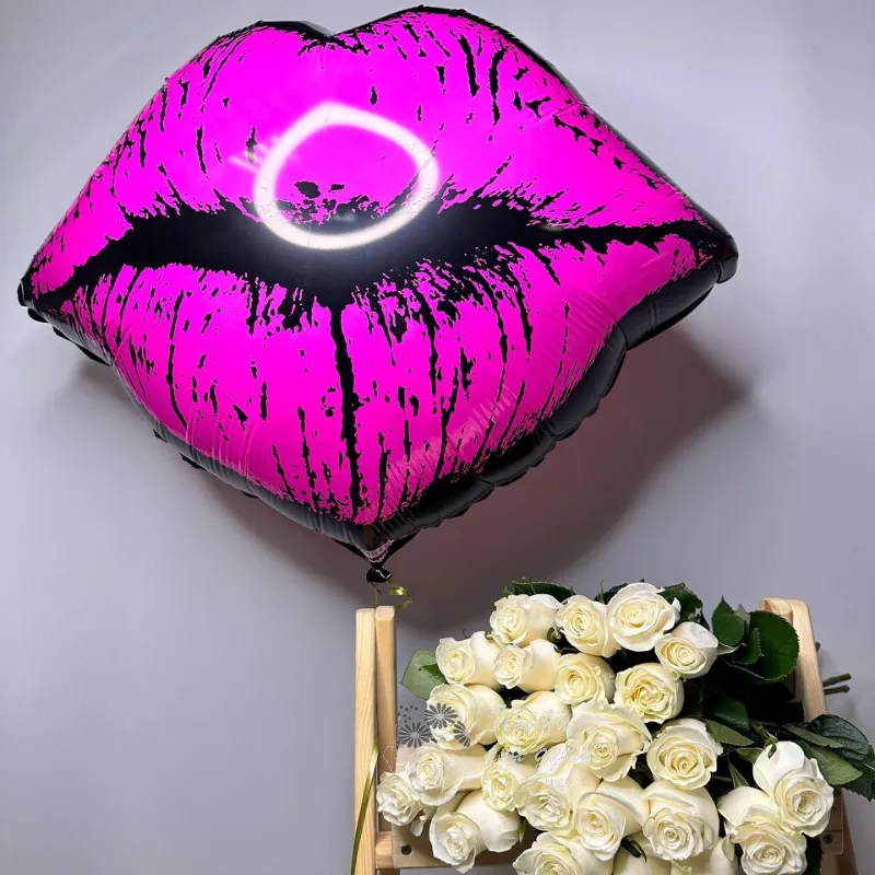 Комбо - предложение «Нежный поцелуй» 25 роз