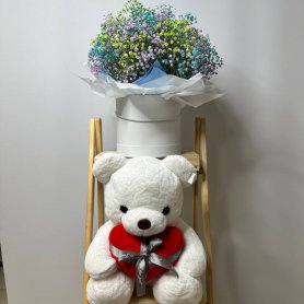 Комбо «Теплое воспоминание» от интернет-магазина «Цветы для души» в Новосибирске