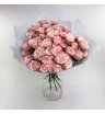 Розовые кустовые розы «Пудра»