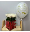 Комбо - предложение «Для мамы» с белыми розами