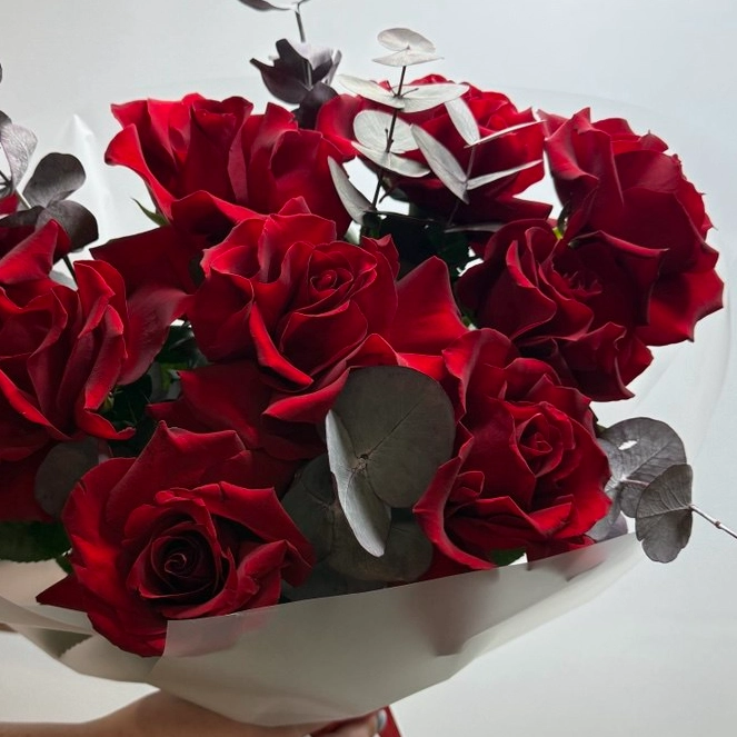 Монобукет из роз &laquo;Нежность&raquo; 1